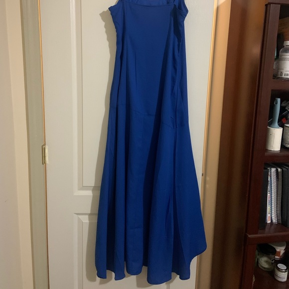 Medium Cobalt Blue Ruffled High-Low Dress from Lulus - Picture 5 of 9